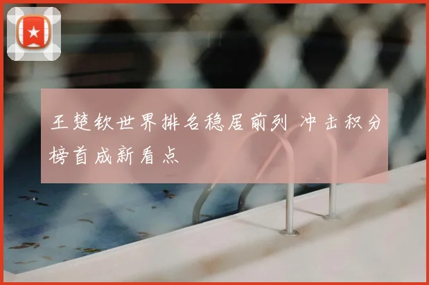 王楚钦世界排名稳居前列 冲击积分榜首成新看点
